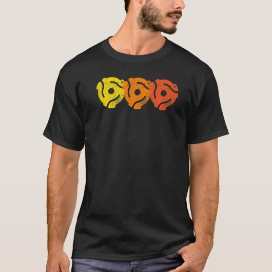 45 Record adapter 45 Rpm Adapter 45 Spoeladapter T-shirt (Voorkant)