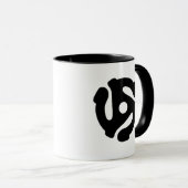 45 Record adapter Mok (Voorkant rechts)