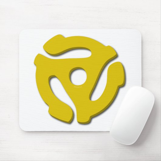 45 Record adapter Muismat (Met muis)