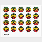 45 Record Adapter Reggae Enkele Sticker (Vel)