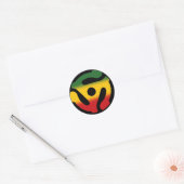 45 Record Adapter Reggae Enkele Sticker (Envelop)