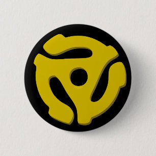 45 Record adapter Ronde Button 5,7 Cm