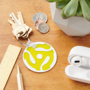 45 Record adapter Sleutelhanger