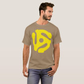 45 record adapter spinnen cadeau t-shirt (Voorkant volledig)
