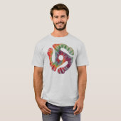 45 Record adapter - Tie Dye T-shirt (Voorkant volledig)