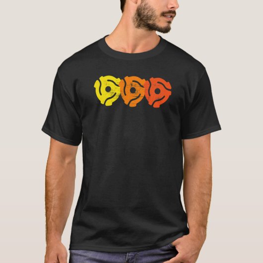 45 Recordadapter 45 Rpm-adapter 45 Spindeladapter T-shirt (Voorkant)