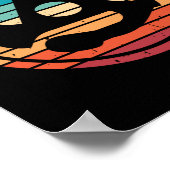 45-recordadapter Gift 60s 70s muziekcadeau Poster (Hoek)