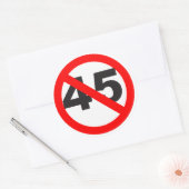 45 RONDE STICKER (Envelop)