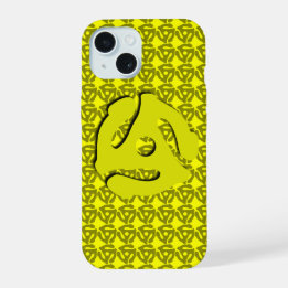 45 RPM-adapter iPhone-hoesje iPhone 15 Case