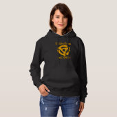 45 Rpm Adapter Platenspeler Record Hoodie (Voorkant volledig)