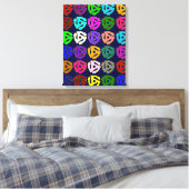 45 rpm Canvasprint Canvas Afdruk (Insitu (Slaapkamer))
