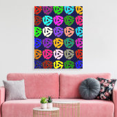 45 rpm Canvasprint Canvas Afdruk (Insitu (Woonkamer))