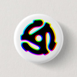 45 rpm Record Adapter-Button Ronde Button 3,2 Cm