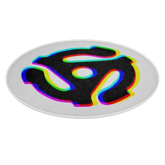 45 rpm Record Adapter Snijplank (Hoek)