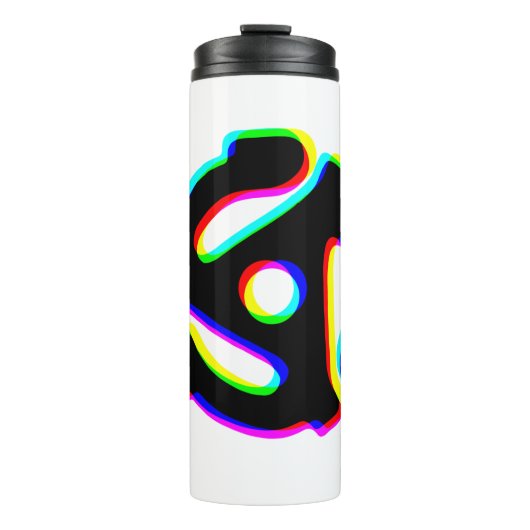 45 rpm Record Adapter Thermische Tumbler Thermosbeker (Voorkant)