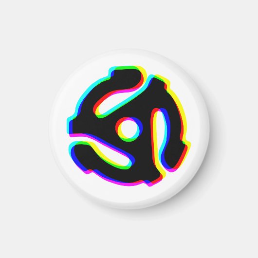 45 rpm Record-adaptermagneet Magneet (Voorkant)