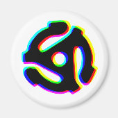 45 rpm record-adaptermagneet magneet (Voorkant)