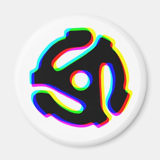 45 rpm record-adaptermagneet magneet (Voorkant)