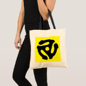 45-rpm Record invoegtas Tote Bag (Voorkant (product))