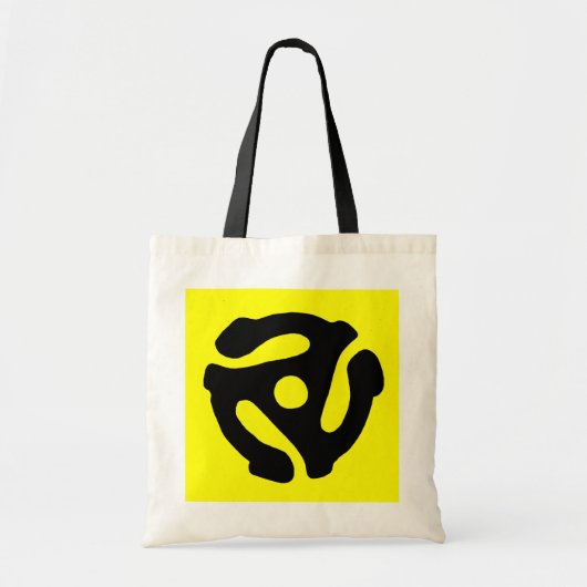 45-rpm Record invoegtas Tote Bag (Voorkant)