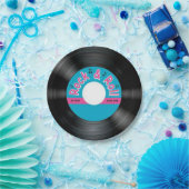 45-rpm record papieren bordje (Feest)