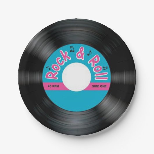 45-rpm record papieren bordje (Voorkant)