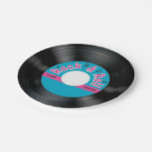 45-rpm record papieren bordje (Gekanteld)