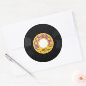 45 rpm record ronde sticker (Envelop)