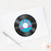  45 rpm record ronde sticker (Envelop)