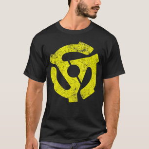 45 rpm Record Vinyl Platenspeler DJ-adapter T-shirt