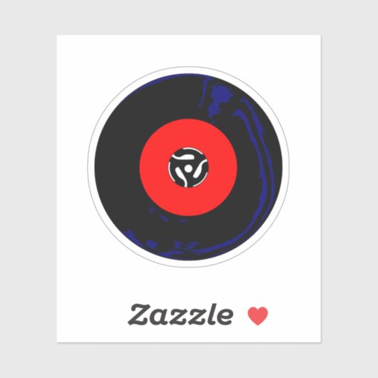 45 RPM SIneenrecord Sticker (Vel)