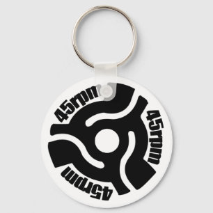 45-rpm sleutelhanger