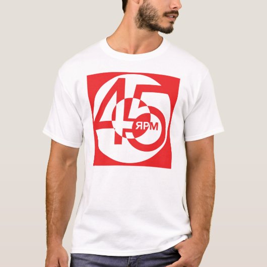 45 rpm t-shirt (Voorkant)