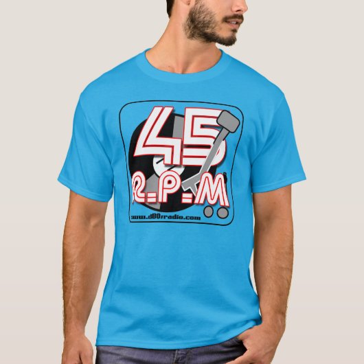 45 RPM T-SHIRT (Voorkant)