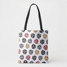  45 RPM Vinyl Record Canvas tas – Retro Muziek