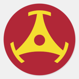 45-rpm vinylrecordadapter ronde sticker