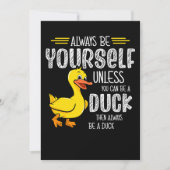 45.Rubber duck for a Duck Lovers Save The Date (Voorkant)