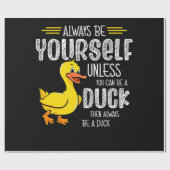 45.Rubbereend voor eenden Cadeaupapier (Vlak)