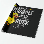 45.Rubbereend voor eenden Cadeaupapier (Uitgerold)