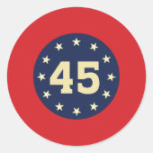 "45" STICKER STICKERS (Voorkant)