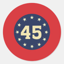 "45" STICKER STICKERS