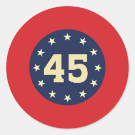 "45" STICKER STICKERS