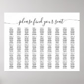 45 Tafels groot Vind uw zitplaatskaart Poster (Voorkant)