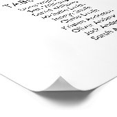 45 Tafels Groot Welkomstkaart Plan Poster (Hoek)