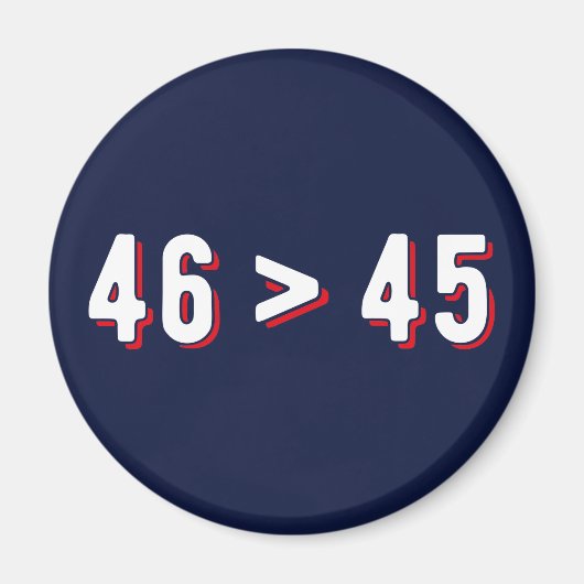 > 45 - Trump Lost Biden Won II Magneet (Voorkant)