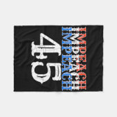 45 Trump verzet zich tegen President Fleece Deken (Voorkant (Horizontaal))