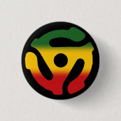 45 Tussenvoegsel Pin: Versie Reggae Ronde Button 3,2 Cm (Voorkant)