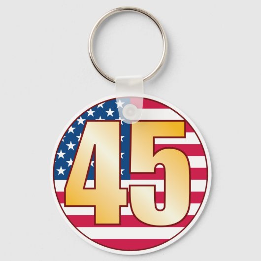 45 USA Gold Sleutelhanger (Voorkant)