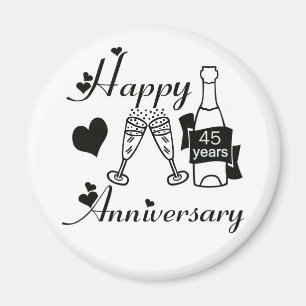 45. Verjaardag Magneet