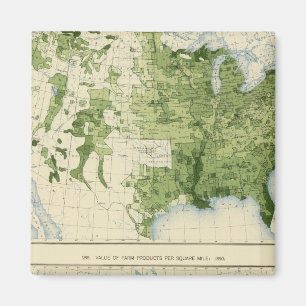 45 Waarde boerderij producten 1890 Magneet